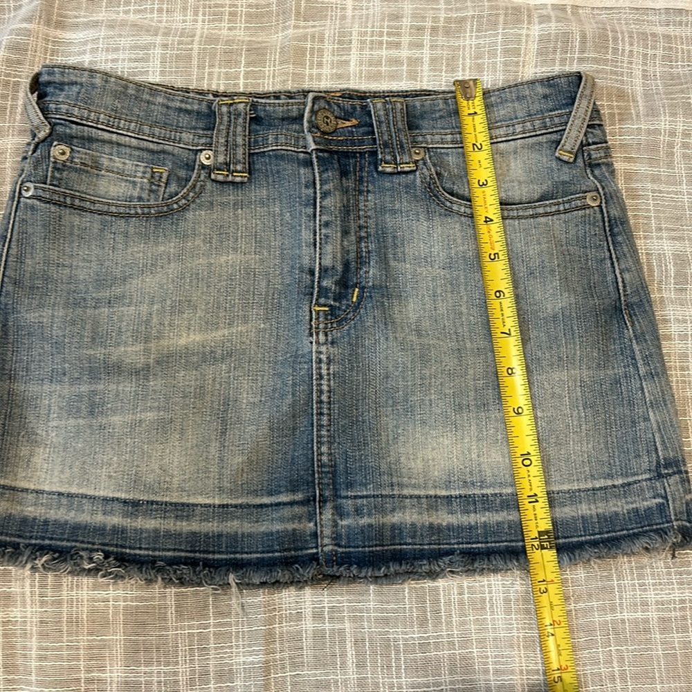 Denim skirt- size 5 Juniors- Excellent used condition